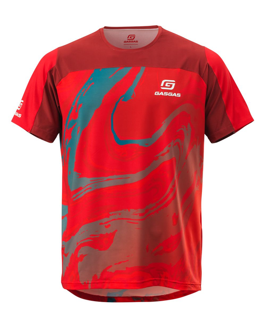 G Enduro Shortsleeve Jersey Red/Blue